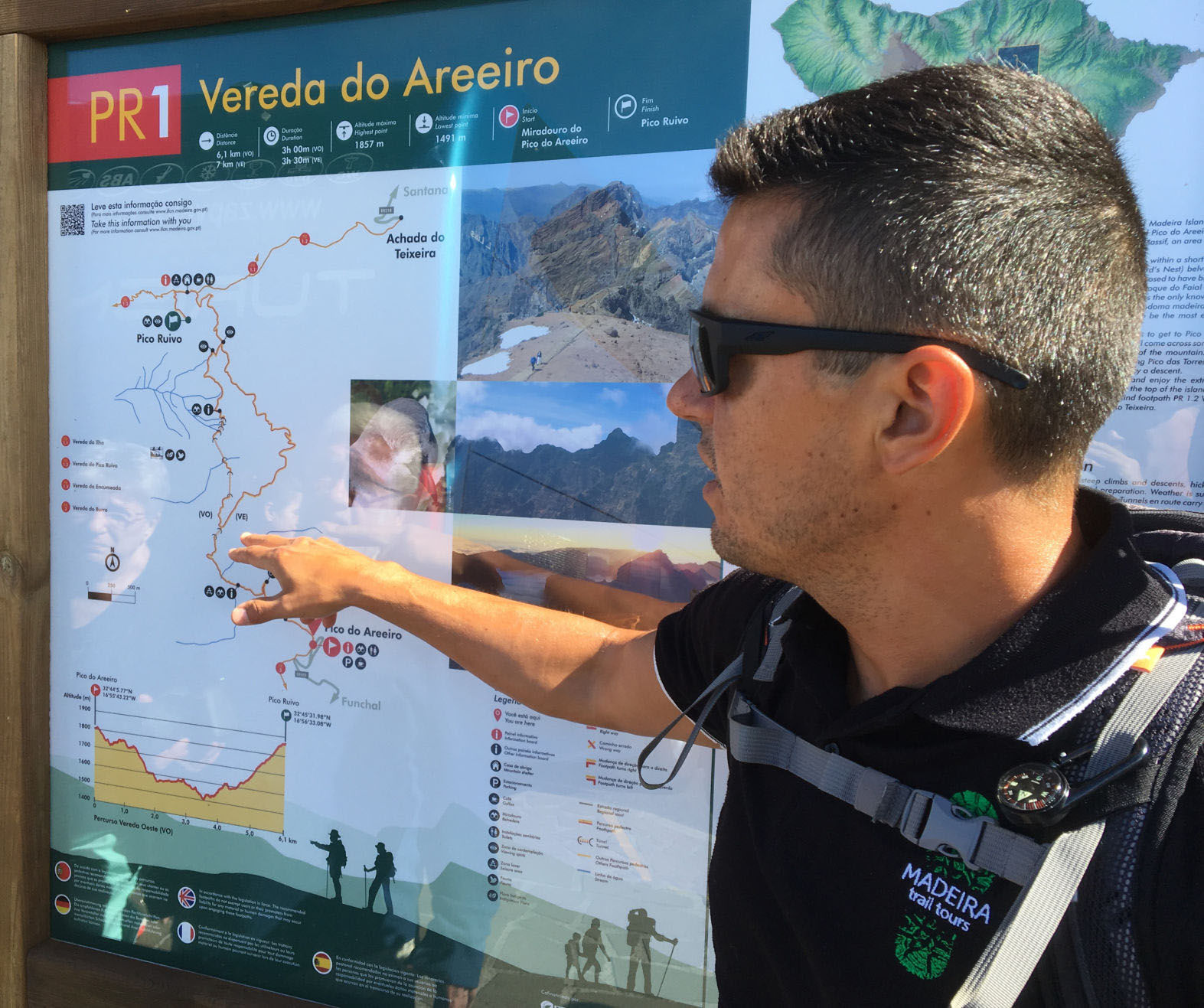 Dinarte Jesus, owner of Madeira Trail Tours